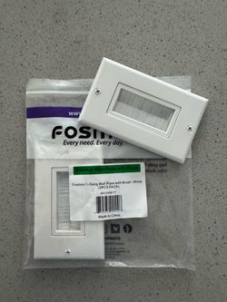 Wall plate for cords