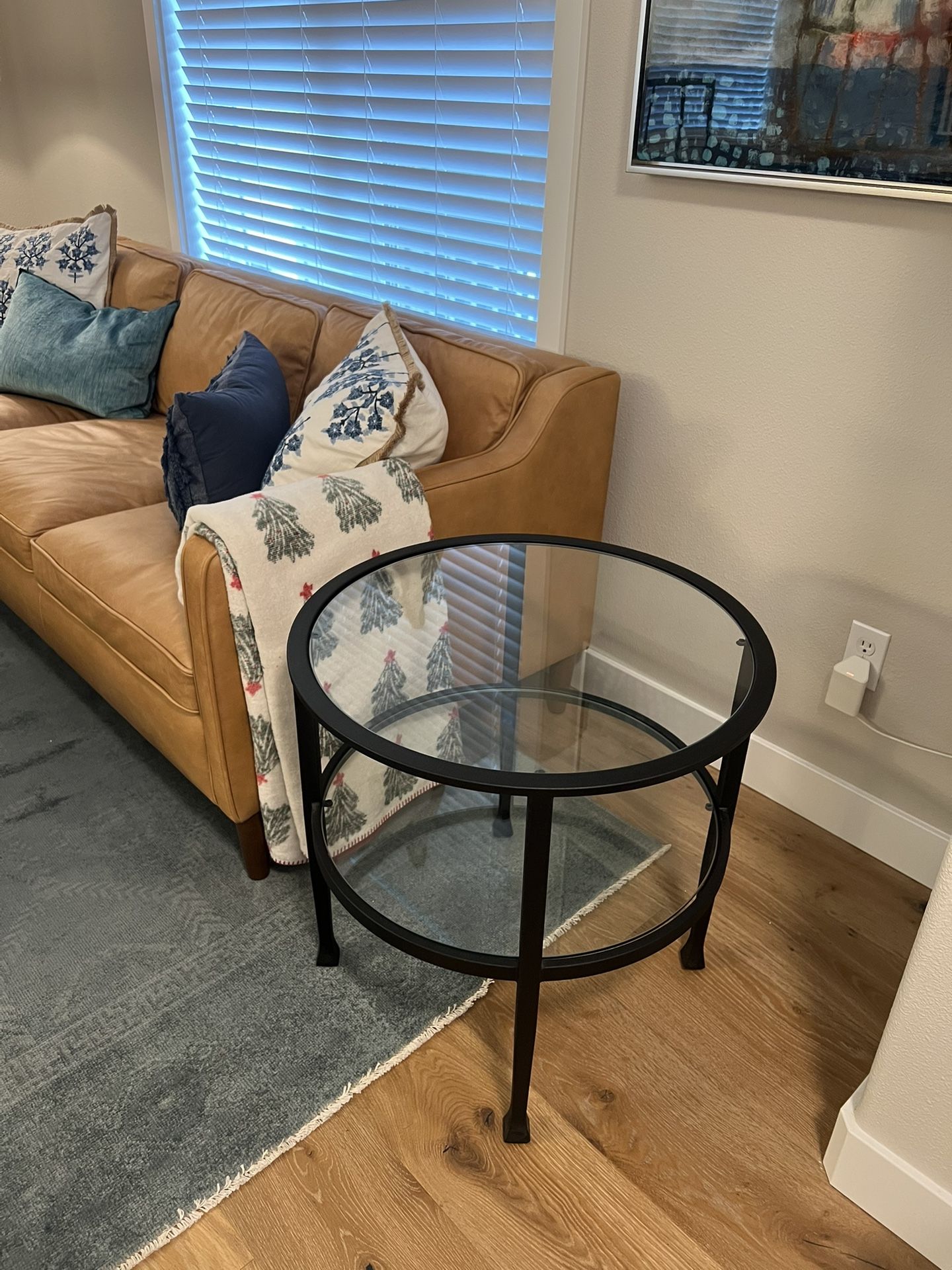 Tanner Metal And Glass End Table Pottery Barn