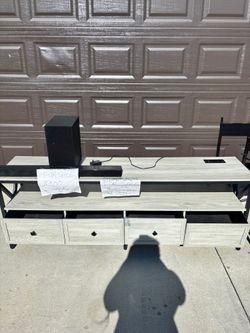 TV stand with drawers