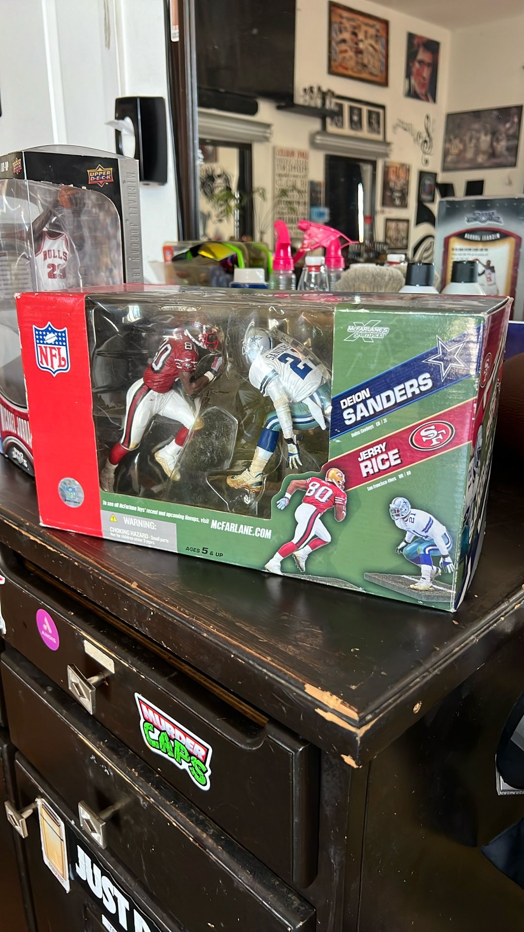 Jerry Rice Vs Deion Sanders McFarlane Collectibles