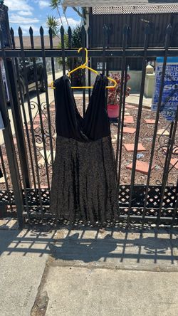 Black cocktail dress