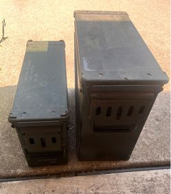 2 large ammo cans
