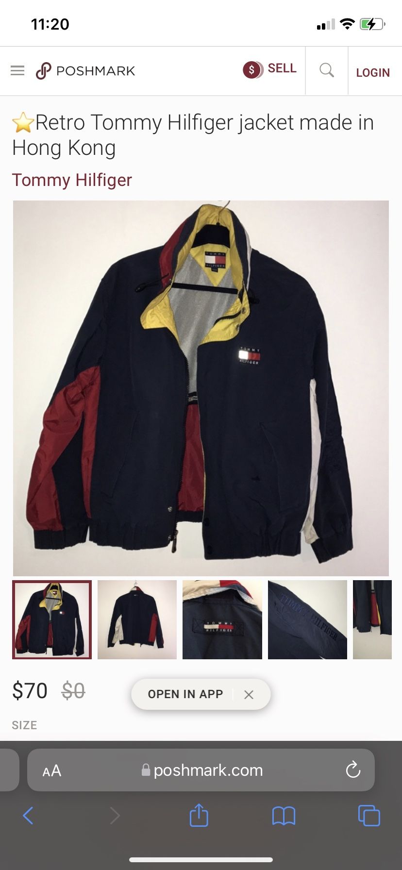 Rare Retro Tommy Hilfiger Jacket