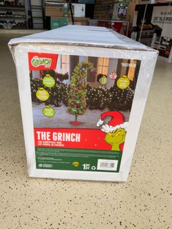 The Grinch 6ft LED Christmas Tree with ornaments