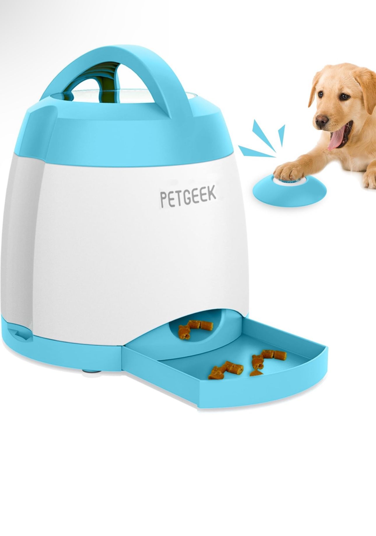 Automatic Treat Dispenser with Remote Button 