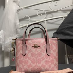 Coach City Mini Tote (pink)