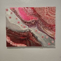 *Local Pickup Only* Resin Painting, Wall Decor, Wall Art, Valentines, Romance, Love, Gift