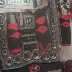 Socket Set With Wrenches 