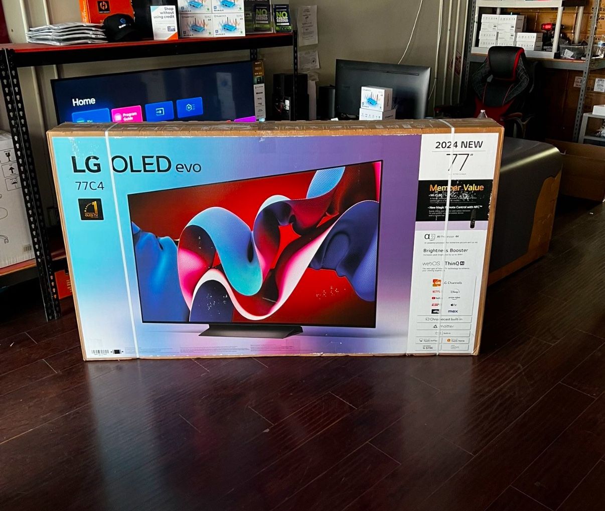 77 “ LG Smart 4K EVO 120HZ OLED HDR TV