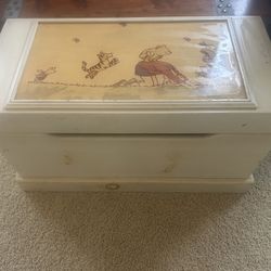Wooden Winnie The Pooh Toy Box