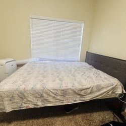 Queen Bed Frame With Headboard And Mattress