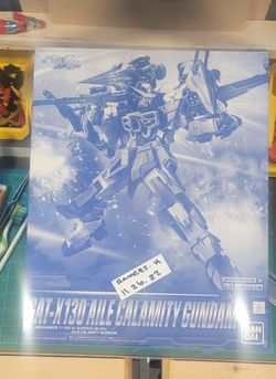 Gundam. P Bandai. GAT-X130 AILE Calamity.
New. Sealed Bags. Plastic Staps Still On.
