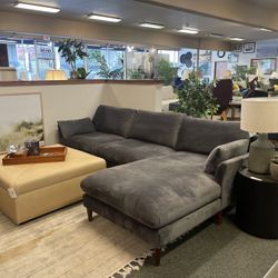 Velvety Sectional By Moe’s Furniture