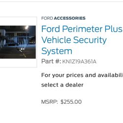 Ford Perimeter Plus Alarm 