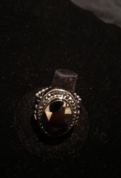 Flat out knockout black ring