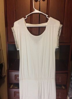 Used white dress