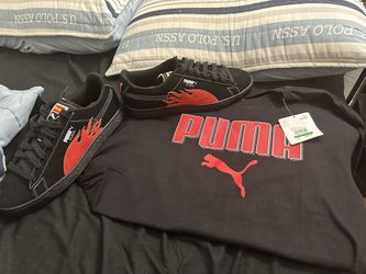 Puma Fit Shoes Size 10 Shirt L