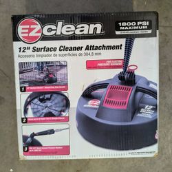EZClean Pressure Washer Surface Cleaner Attachment 
