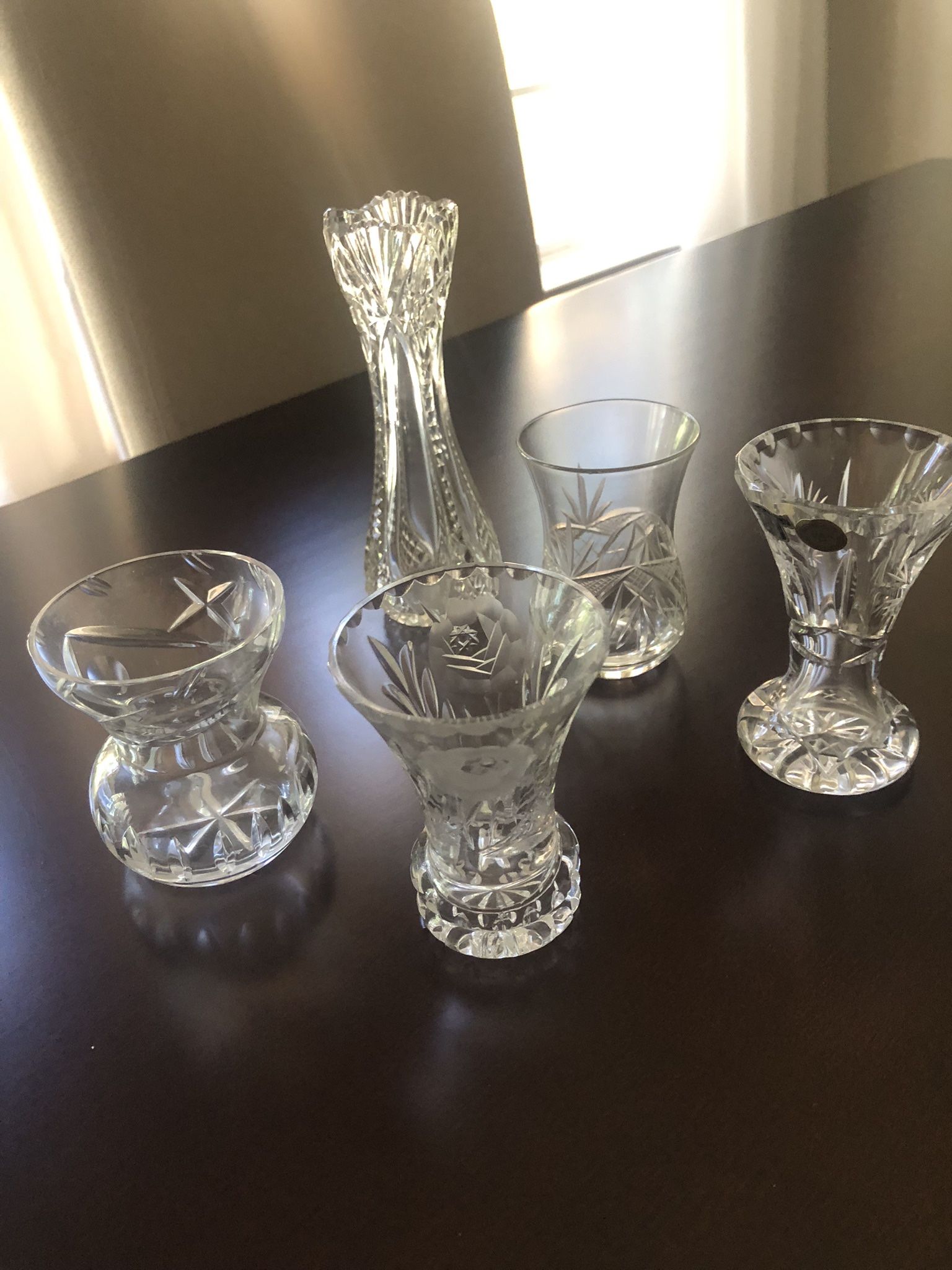 Antique Bud Vases (Collection Of 5)