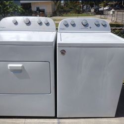 Whirl Pool Agitator Washer And Dryer Set 