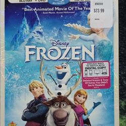 Frozen Movie Blu Ray Children Elsa Blu Ray 2 Disc Collector Edition 