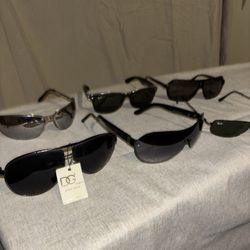 6 pairs of sunglasses.