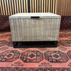 Light wash wood coffee table