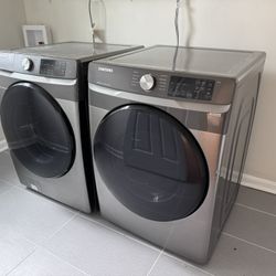SAMSUNG front load washer & dryer 