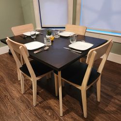 5 Piece Wood Dining Set