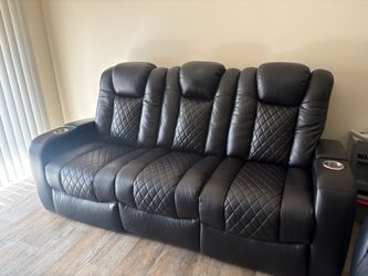 Black electric couches 