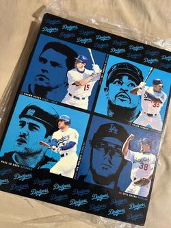 Dodgers 2003 binder folder