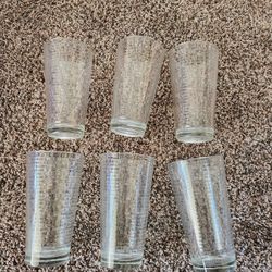 Set Of 6 Drinking Glasses 