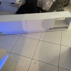 White TV Stand