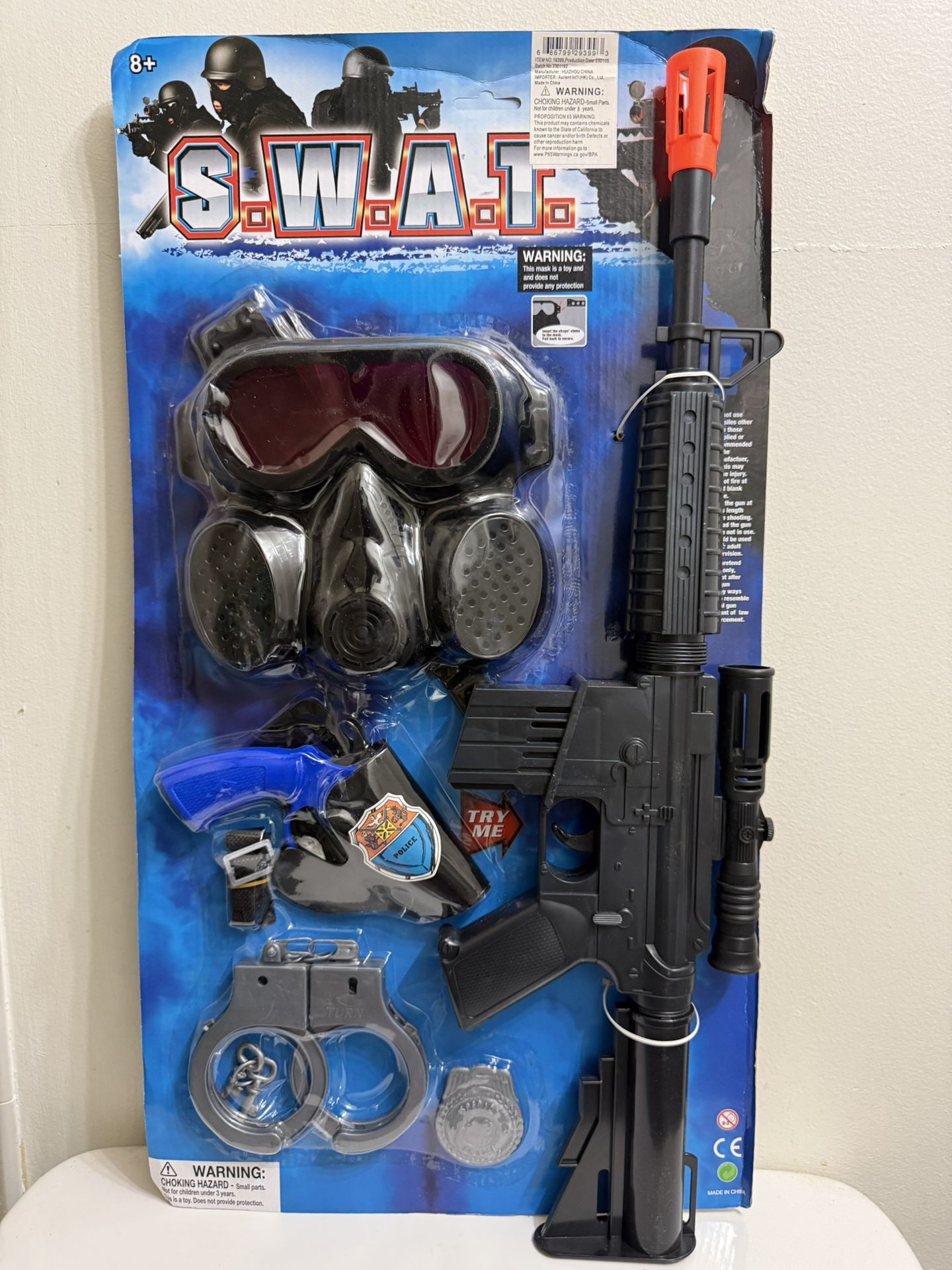 Machine Gun Toy, Soft Dart Pistol, Complete Set, Black, 23 Inches Sounds