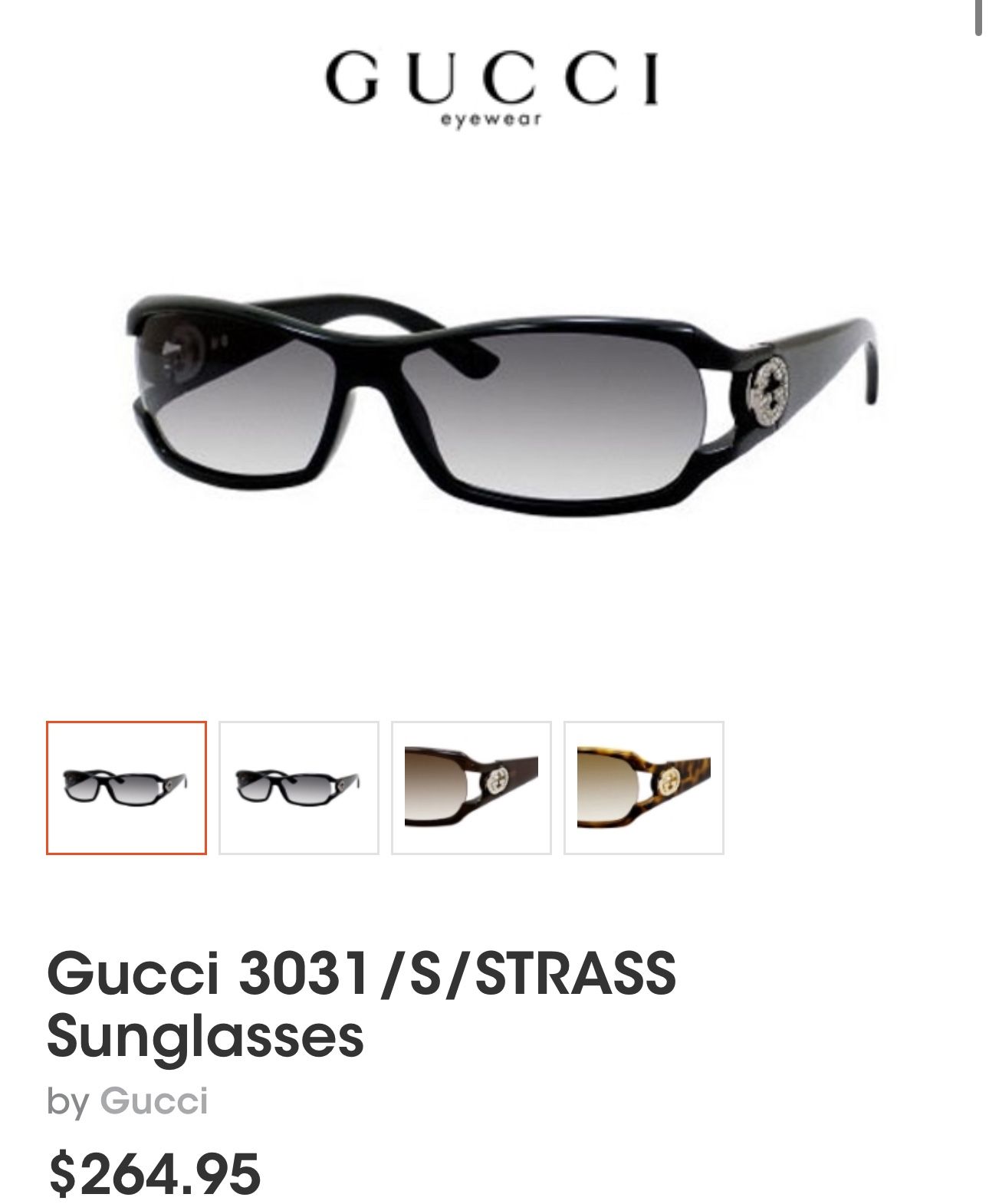 Gucci 3031/S/STRASS Sunglasses