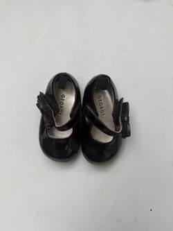 George Baby Girl Black Patent Mary Jane Shoes