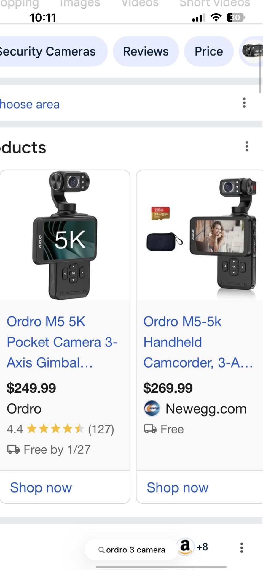 Ordro Camera