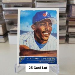 ⚾️ 25 Card Lot - HOF OF Vladimir Guerrero Cards
