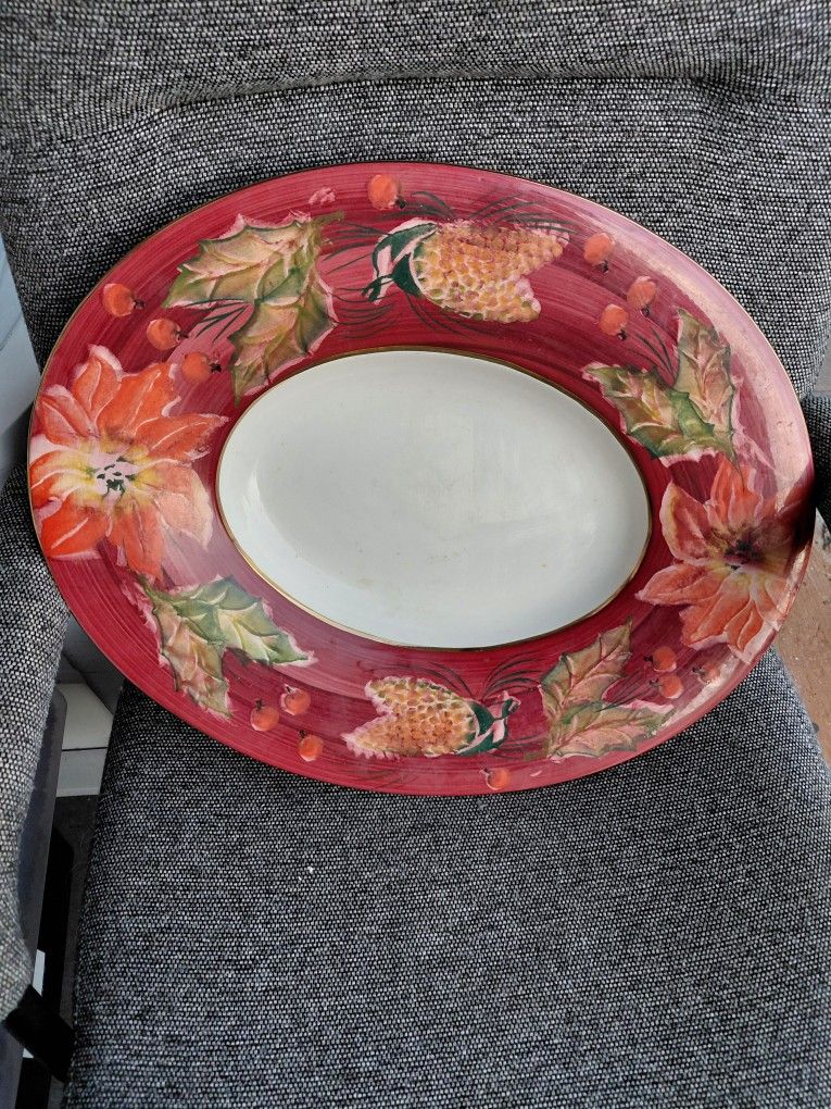 Italian Desegno Handcrafted Platter
