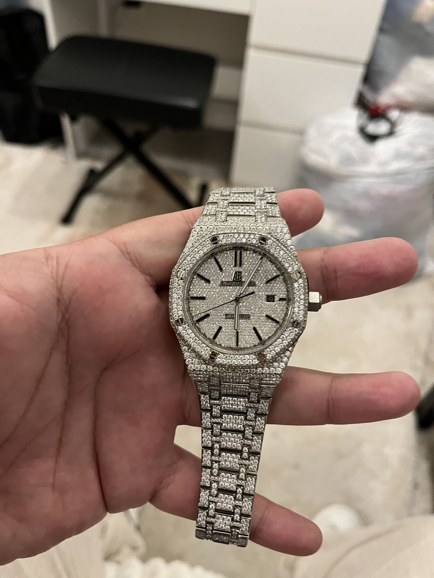 Vvs moissanite Diamond Watch