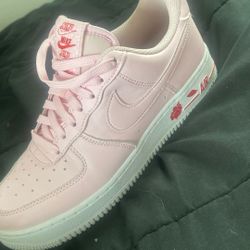 Nike Af1s, 2021, Rose Pink , Light Pink , And White, Size 7 Us Men