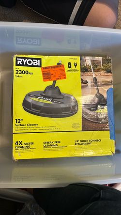 RYOBI 12" Surface Cleaner 2300 PSI (Pressure Washer Attachment) Limpiador de Superficies RYOBI 12" 2300 PSI (Para Hidrolavadora)