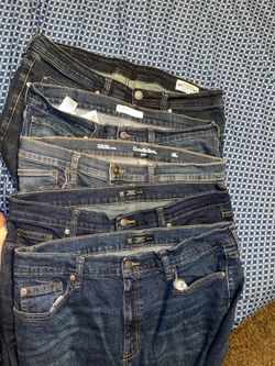 Men’s blue jeans