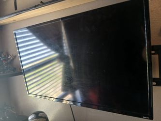 TV with wall mount