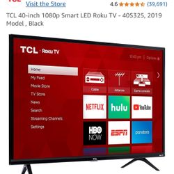 40” TCL Roku Smart TV, 40S325