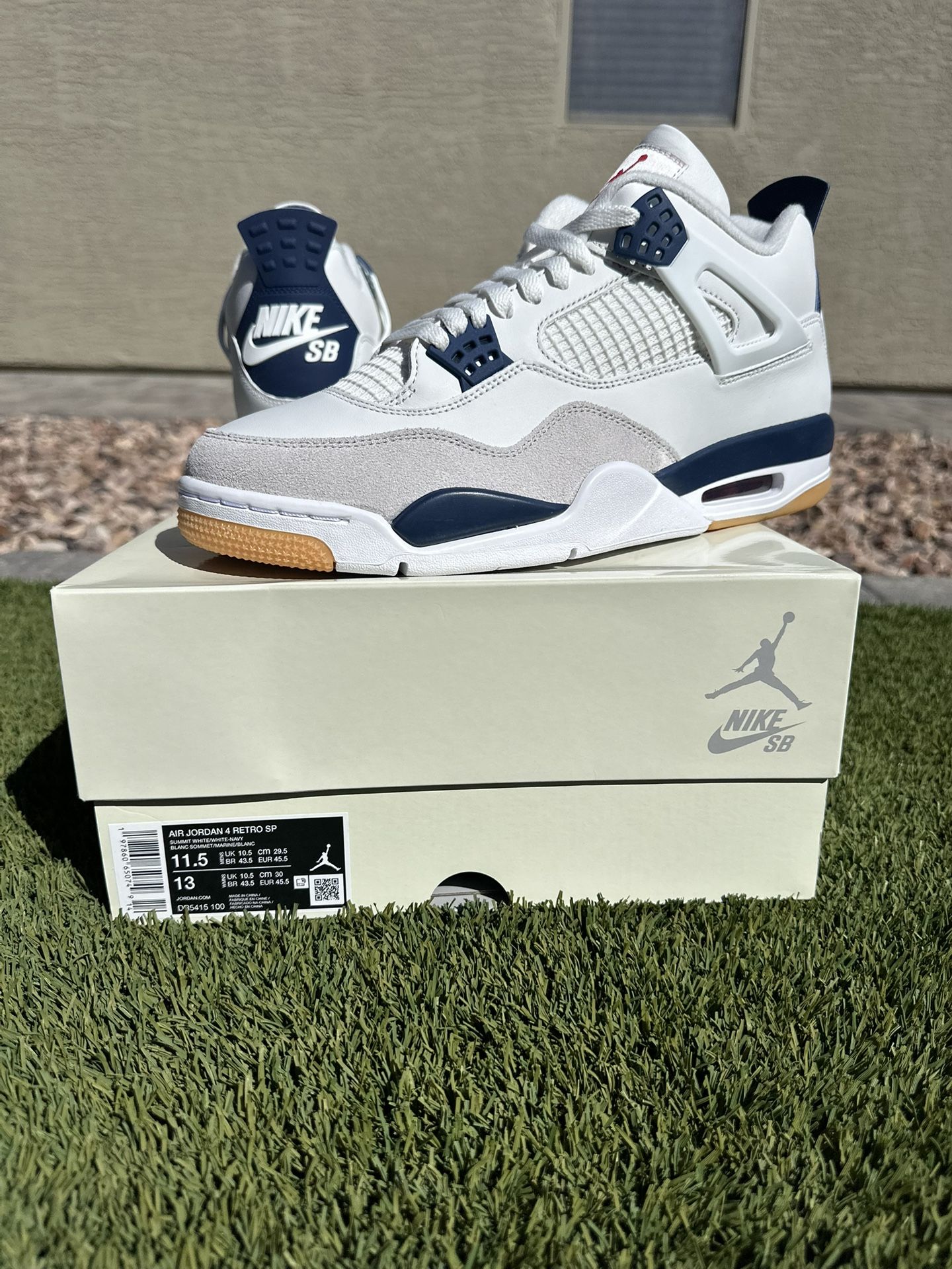 Nike Air Jordan 4 Retro SB Navy NEW/RECEIPT SIZE: 11.5 $380 FIRM ONLY!! NO TRADES!