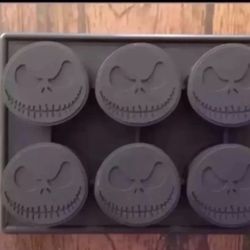 Jack Skellington Nightmare Before Christmas Candy Chocolate Fondant Silicone Mold