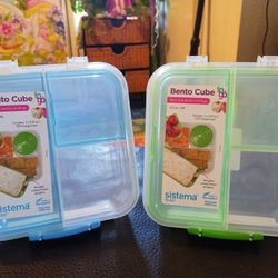 Two New Bento Boxes, $4 Each