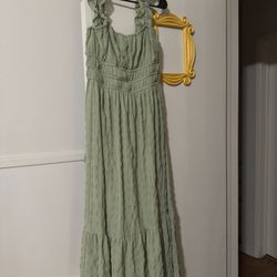 Long Light Green Dress (Bought At Macys)