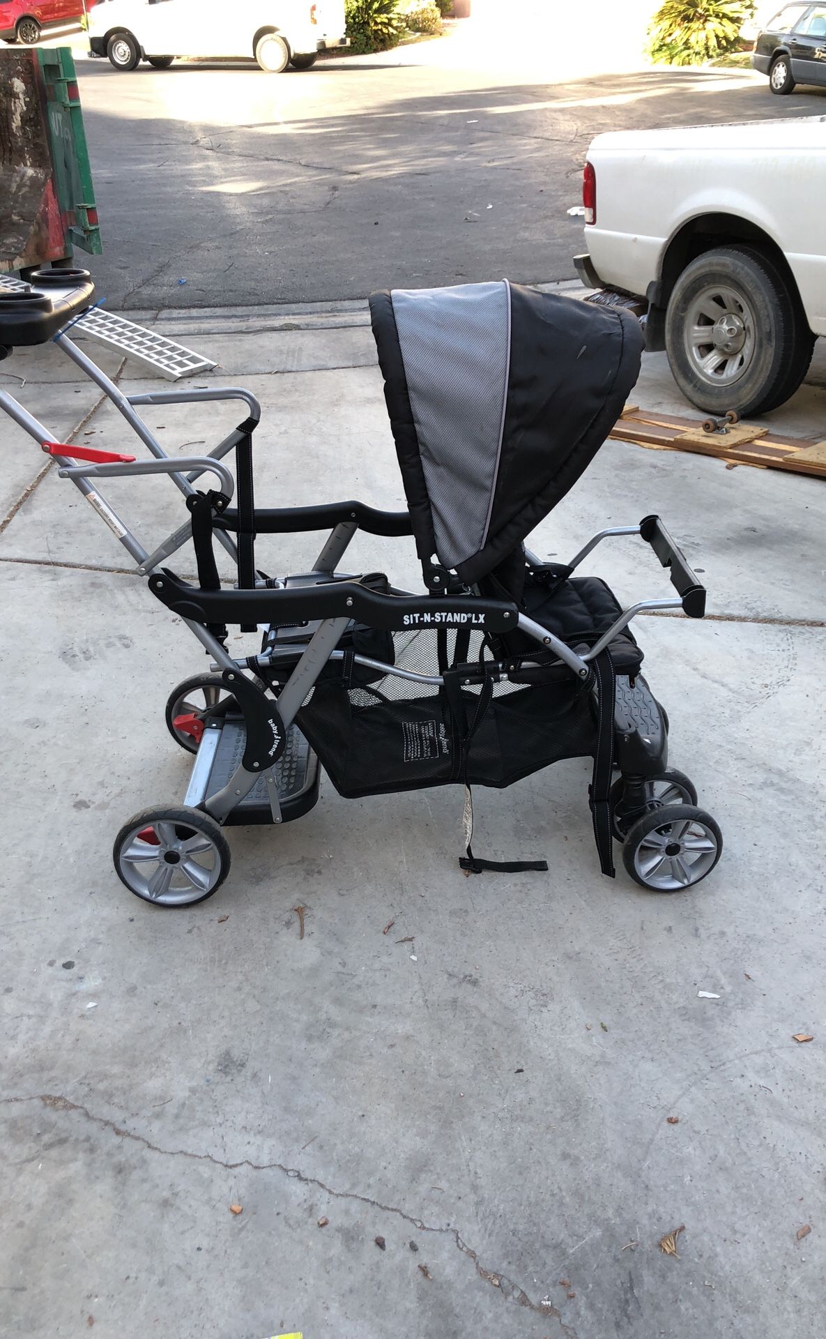 Baby Stroller Baby Trend Sit And Stand Lx Snack Tray Baby Trend